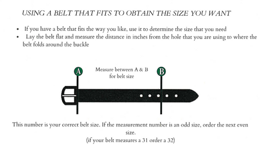 Belt Sizing